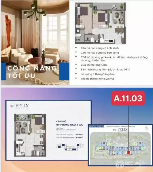 CĂN HỘ  ĐẸP  - GIÁ TỐT Bán căn hộ Opal Skyline view Hồ Bơi Phường Lái Thiêu, Thành phố Thuận An