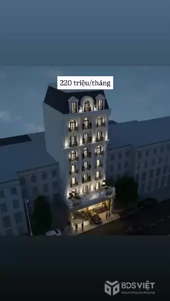 Cho thuê khách sạn 3 sao 50 phòng Phường 8 Đà Lạt 220 triệu/tháng