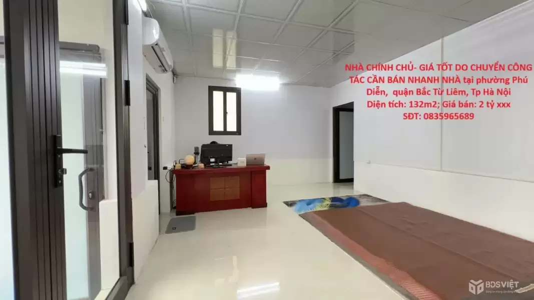 NHÀ CHÍNH CHỦ- GIÁ TỐT DO CHUYỂN CÔNG TÁC CẦN BÁN NHANH NHÀ tại quận Bắc Từ Liêm, HN