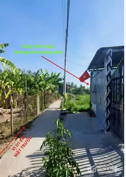 CHÍNH CHỦ BÁN ĐẤT THỔ CƯ  Vị Trí Đẹp Tại TT CẦN GIUỘC, HUYỆN CẦN GIUỘC, TỈNH LONG AN
