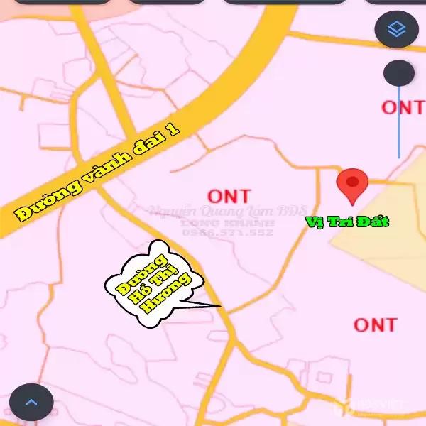 NỀN THỔ CƯ 85m² GIÁ RẺ, CÁCH ĐƯỜNG HỒ THỊ HƯƠNG CHỈ 1KM , P LONG KHÁNH, ĐN