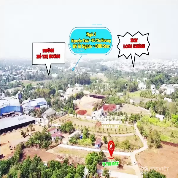 NỀN THỔ CƯ 85m² GIÁ RẺ, CÁCH ĐƯỜNG HỒ THỊ HƯƠNG CHỈ 1KM , P LONG KHÁNH, ĐN