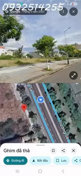 Giảm 500 triệu bán nhanh lô đất Trường Sa -Đối Diện  Marriott Resort - Ngũ Hành Sơn - Giá 83 triệu/m2