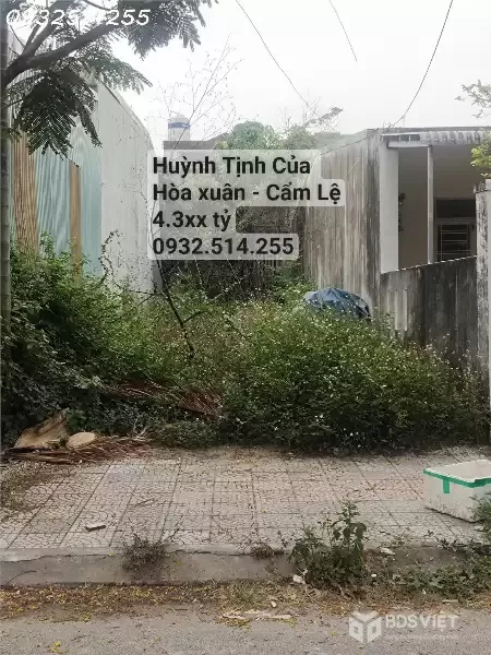 Bán Lô Đất Huỳnh Tịnh Của - Hoà Xuân - Cẩm Lệ - Đà Nẵng - Đối Diện Chung Cư Thương Mai - Giá Đầu Tư.