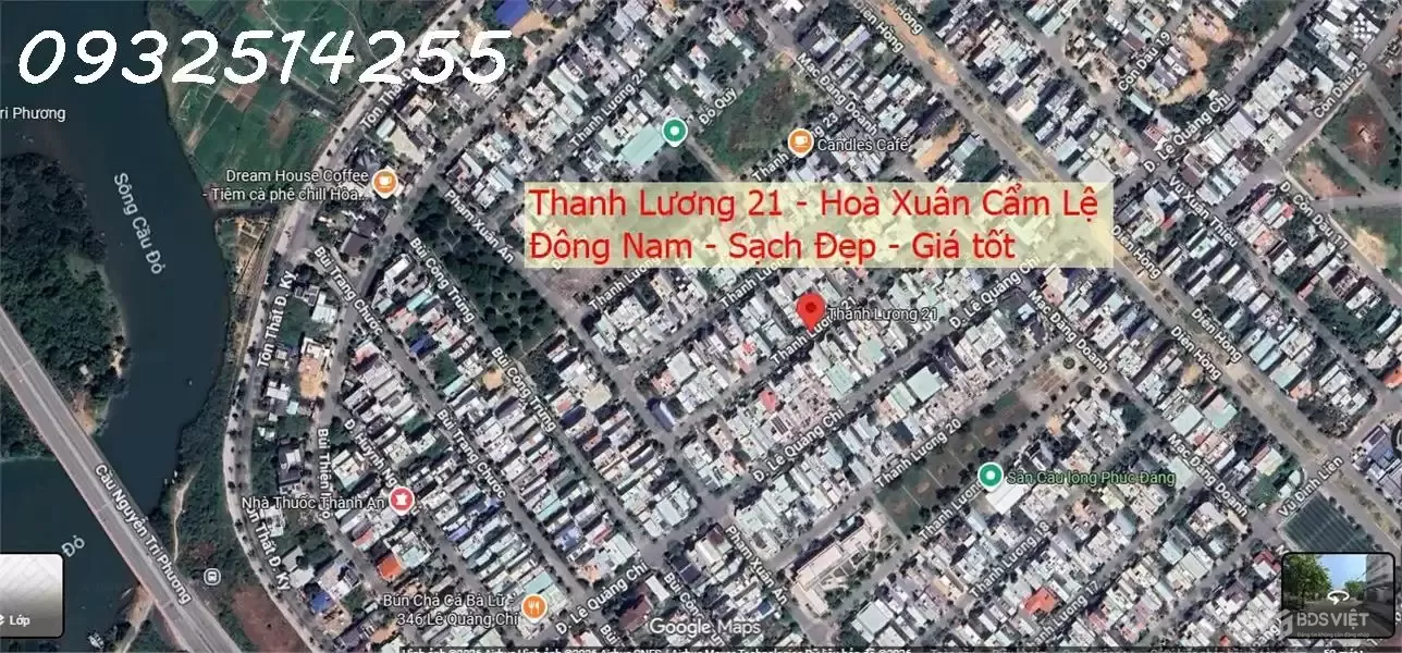 Chính chủ cần bán nhanh lô đất Thanh Lương 21 - Hoà Xuân - Cẩm Lệ - Đông Nam - Giá chỉ 6.4xx