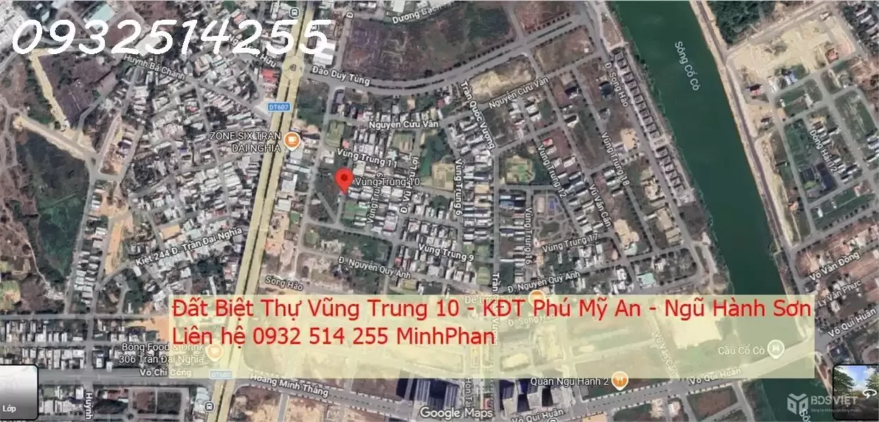 Chính chủ cần bán nhanh Lô đất Biệt Thự Khu Đô Thị Phú Mỹ An - Ngũ Hành Sơn - 300m2 - Đường 7m5 - Giá 13.5 tỷ