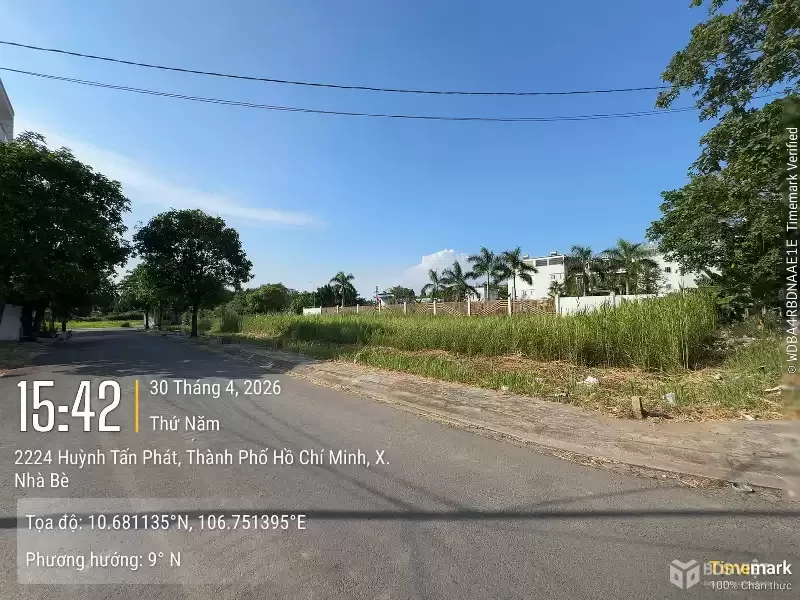 BÁN ĐẤT SIÊU VỊ TRÍ NHÀ BÈ CHỈ 5 TỶ 1