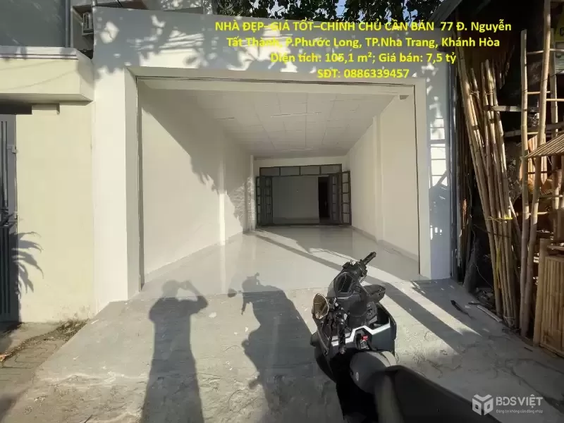 NHÀ ĐẸP–GIÁ TỐT–CHÍNH CHỦ CẦN BÁN  77 Đ. Nguyễn Tất Thành, P.Phước Long, TP.Nha Trang, Khánh Hòa