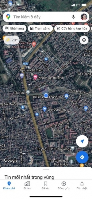 Bán đất bên cạnh dự án ven sông Hạc, Tp. Thanh Hóa